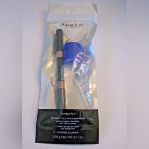 EYEKO Double Act Cookies And Cream Eyeshadow Stick With Sharpener, BNIB